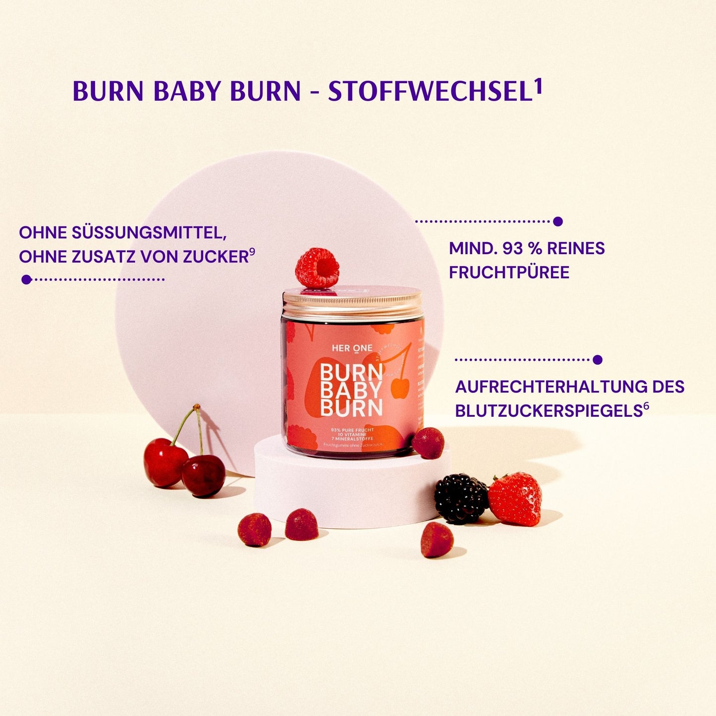 BURN BABY BURN - Stoffwechsel¹ Vitamin Fruchtgummi