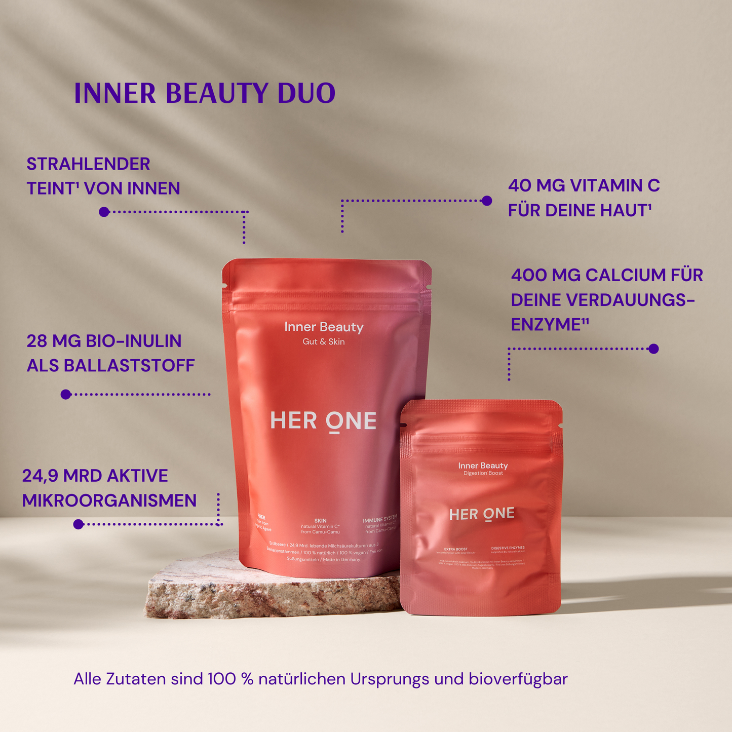 INNER BEAUTY DUO (Darmkur + Vitamin C)