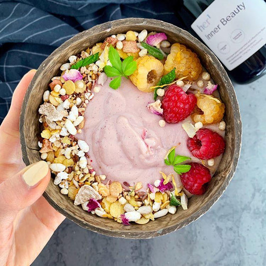 Recipe: Protein Smoothie Bowl with Inner Beauty - HER ONE - The Future of Well-being