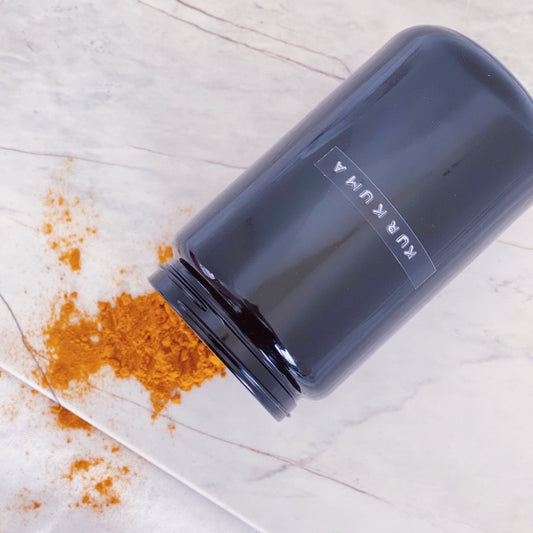 Upcycling tutorial: turn your empty Inner Beauty jars into elegant spice jars - HER ONE - The Future of Well-being