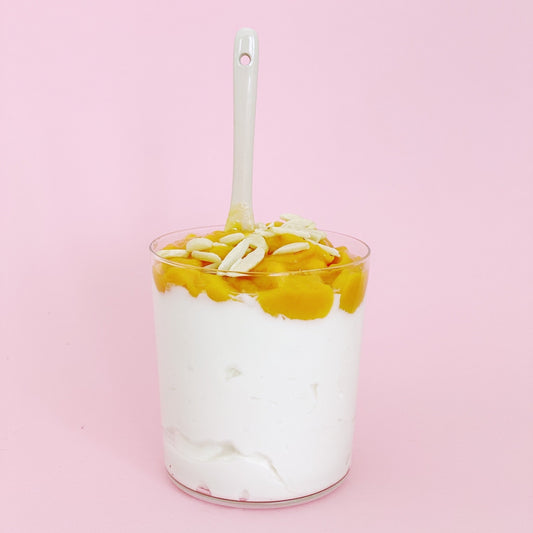 Recept: Kokoskwark met probiotische topping van mangopinda's - HAAR EENS - De toekomst van welzijn