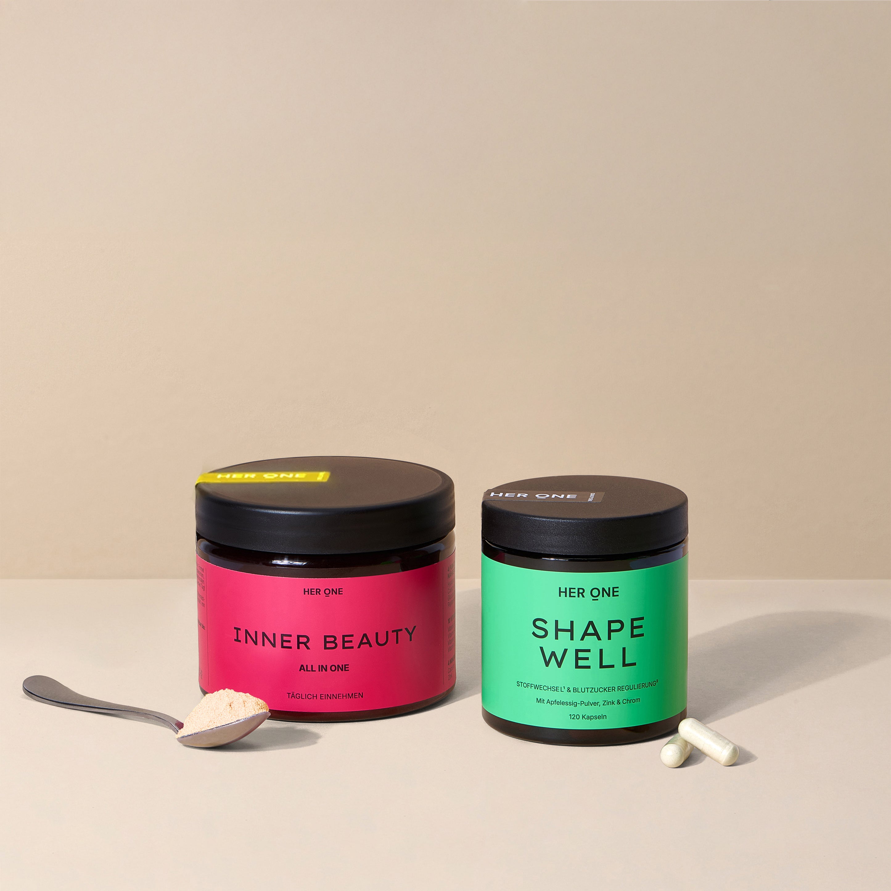 SHAPE WELL für Stoffwechsel und Blutzucker, INNER BEAUTY Mango-Maracuja-Geschmack für Haut, Energie und Nährstoffversorgung