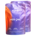 Doppelpack Her One NO DRAMA Pulver zur Hormon Regulierung, mit Shatavari, Ashwagandha und B-Vitaminen.