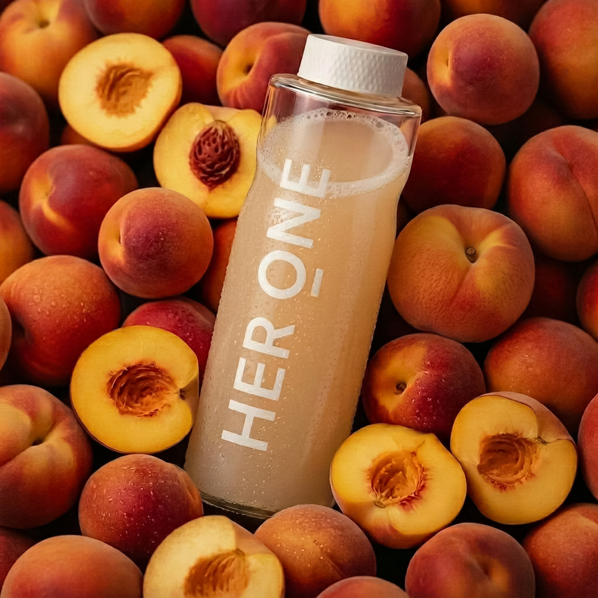 Wellness-Drink mit Pfirsichgeschmack, echten Fruchtextrakten und über 70 Nährstoffen für tägliche Vitalität.