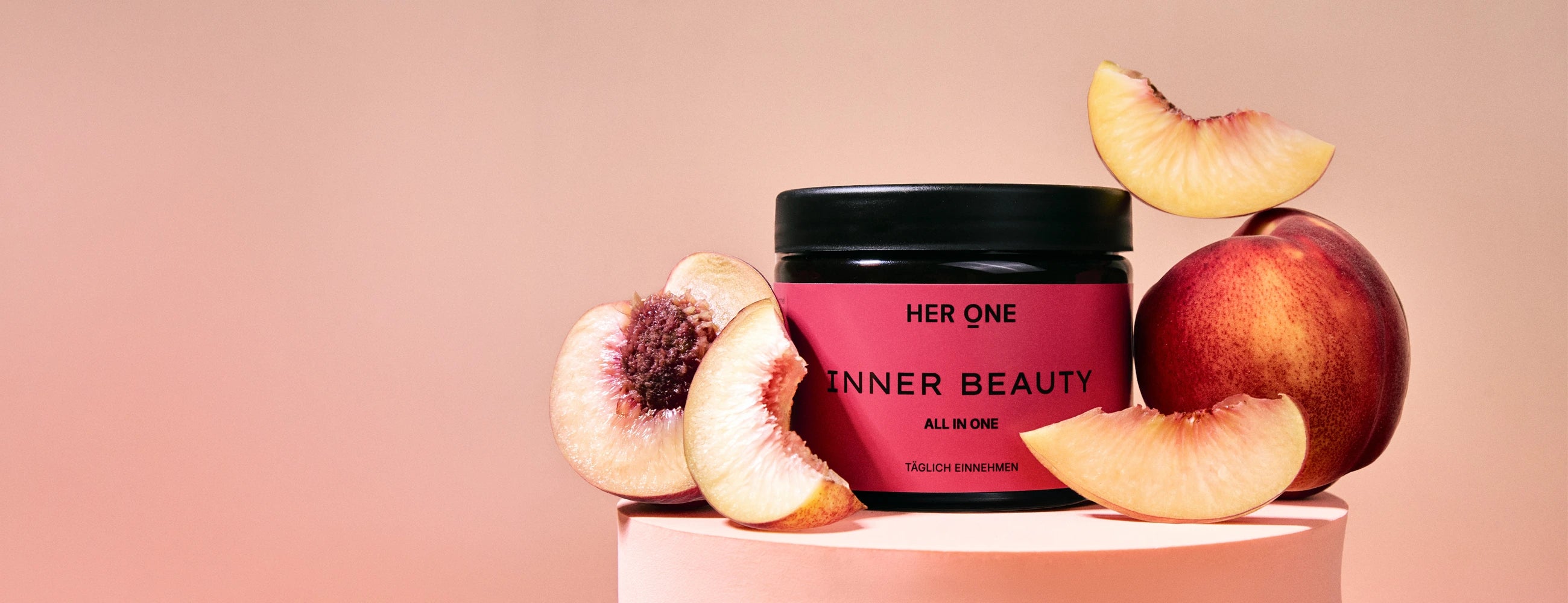 Erfrischender Nährstoff-Drink mit Pfirsichgeschmack für effektive Aufnahme und tägliche Energieunterstützung.