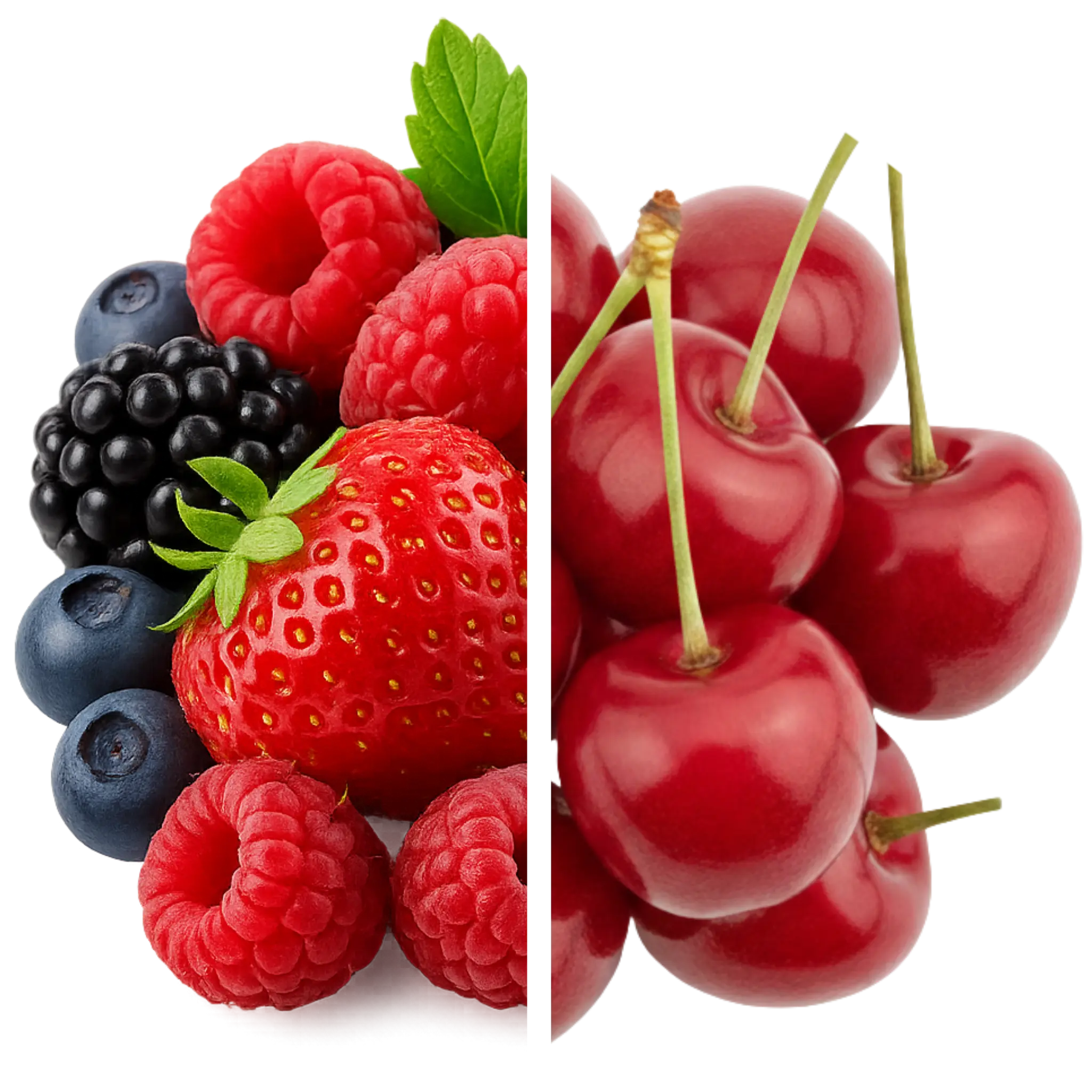 Mix di icone: ciliegia e frutti di bosco