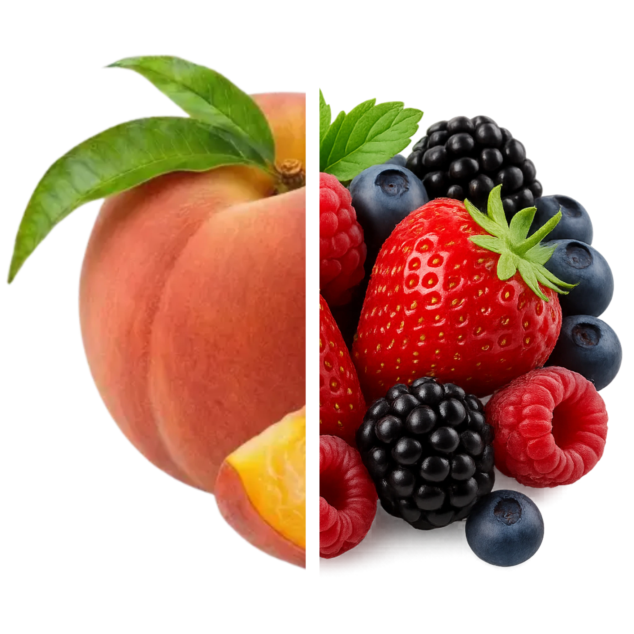 Icon mix: Peach and Wild Berries
