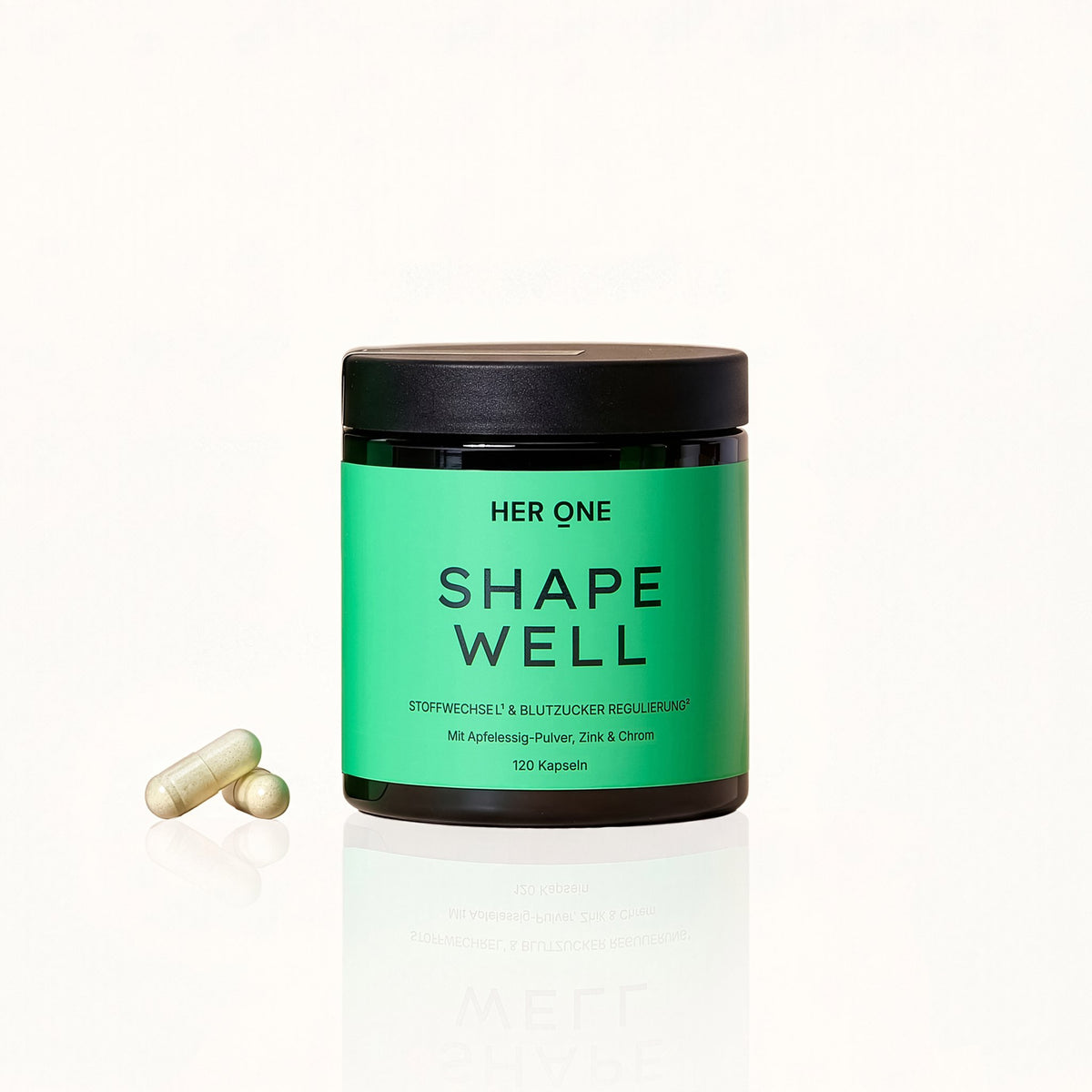 HER ONE Shape Well Stoffwechsel Kapseln Verpackung.