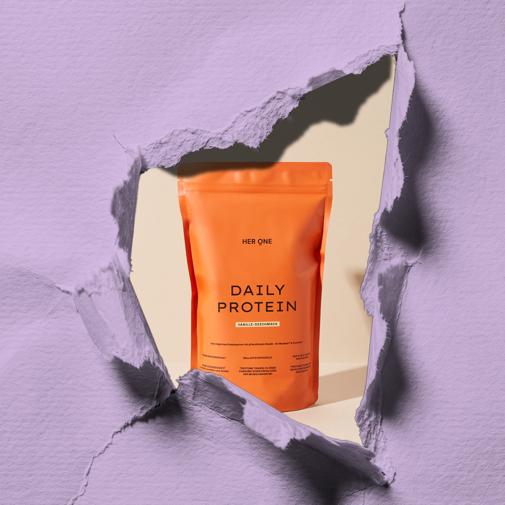 HER ONE Daily Protein, sachet au goût vanille
