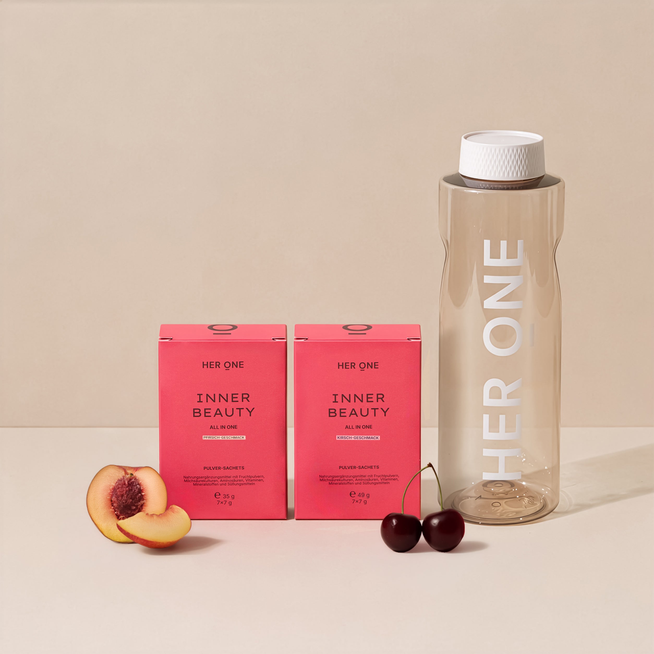 INNER BEAUTY MINIS Bundle Peach & Cherry – Product Image