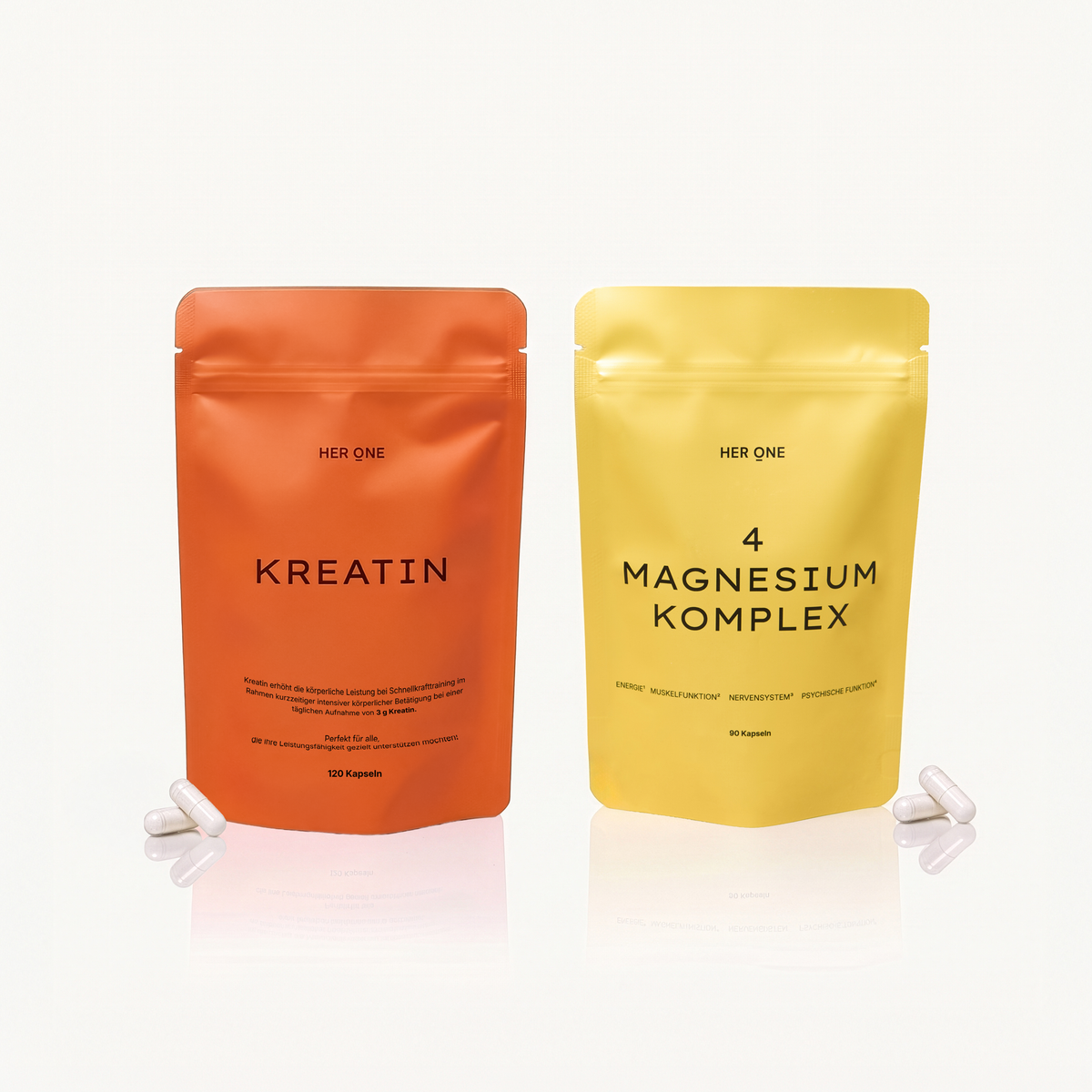 HER ONE Kreatin & Magnesium Duo.
