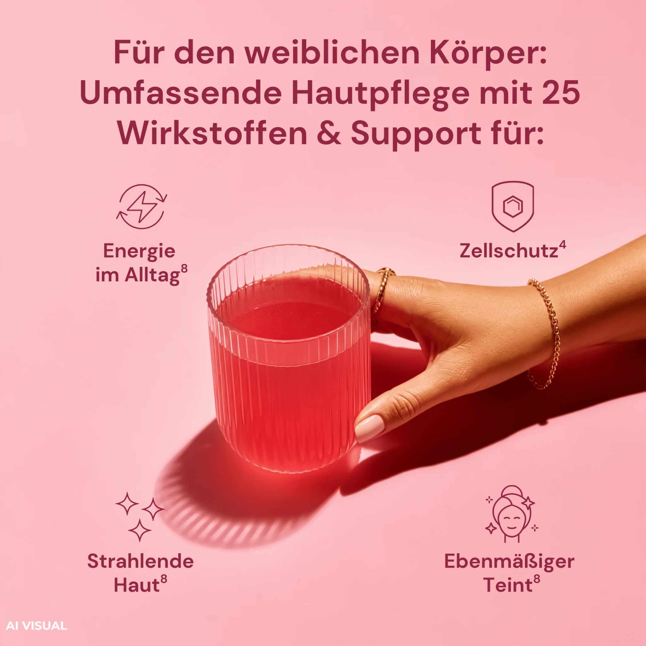 HER ONE NAD+ Skin Glow – NAD+ ist ein lebenswichtiges Coenzym, das in jeder Körperzelle vorkommt.