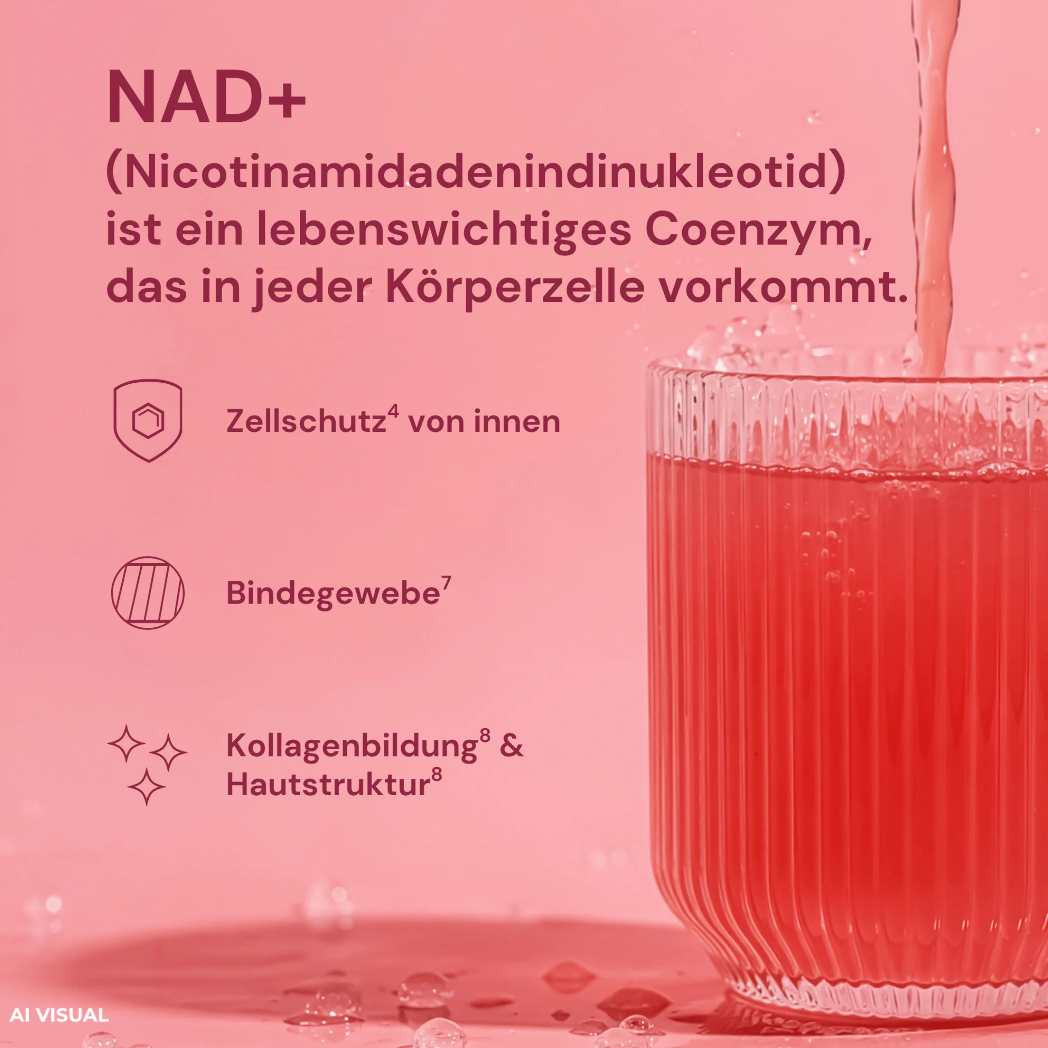 Drei Frauen mit HER ONE NAD+ Skin Glow – überzeugt bereits über 350.000 Frauen.