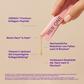 This picture shows a LIQUID BEAUTY ready-to-drink collagen in pink packaging including the effect
