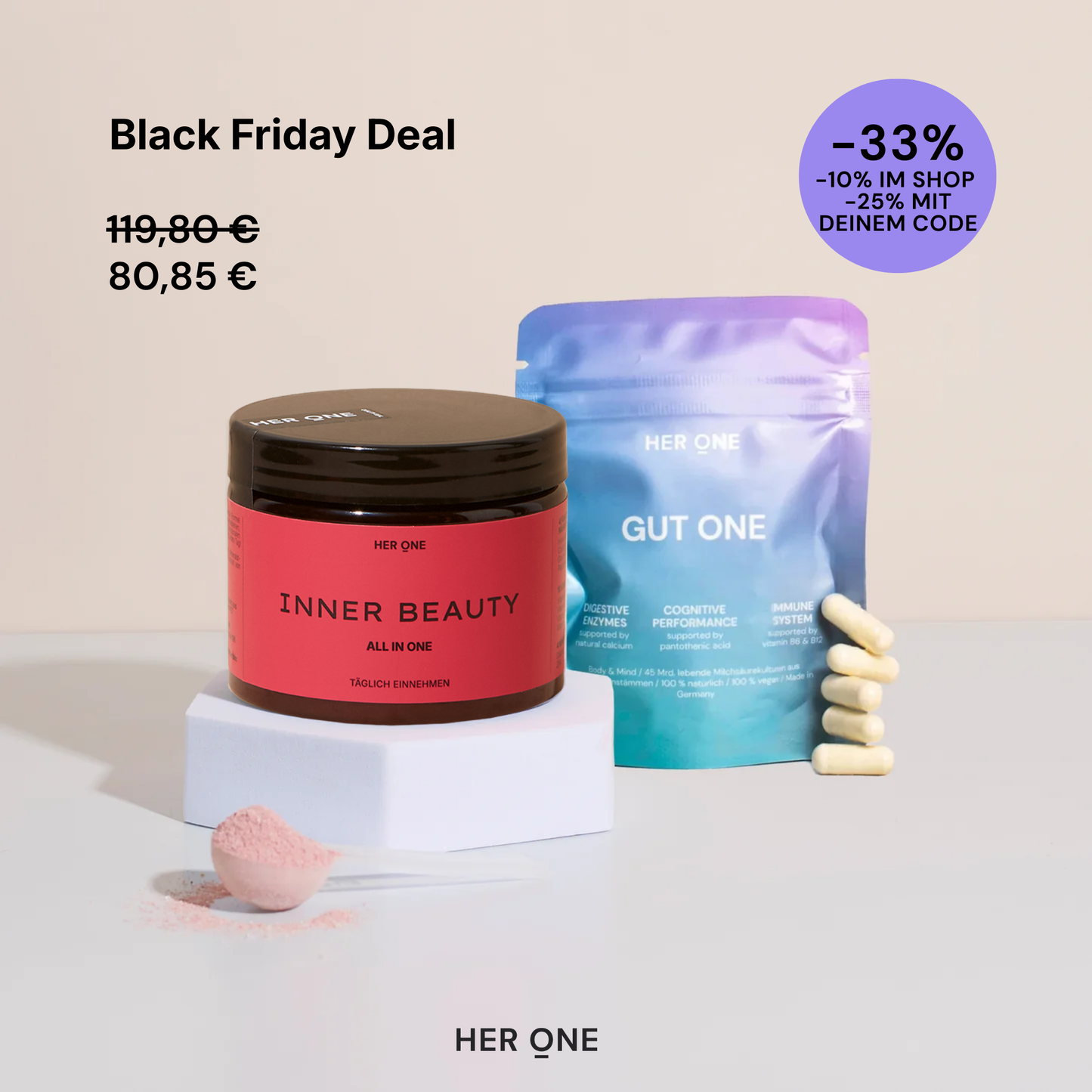 All in One BEAUTY & GUT DUO wild berry flavor