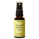 Her One Sleep Well lime-mint spray for falling asleep faster. Food supplement
