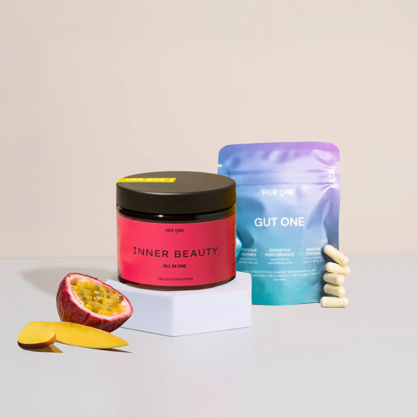 All in One BEAUTY & GUT DUO mango-passion fruit flavor