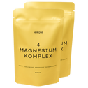 Double pack Her One 4 Magnesium Complex Capsules pour l'énergie, la fonction musculaire et le système nerveux.
