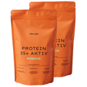 Double pack Her One PROTEIN 35+ ACTIVE (vanille) pour les femmes à partir de 35 ans, avec du calcium et des vitamines B.