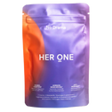 Her One NO DRAMA Polvere regolatrice di ormoni con shatavari, ashwagandha e vitamine B. 100% vegano.